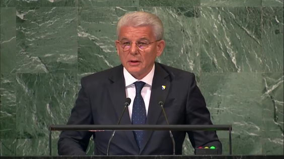 Bosnia and Herzegovina - Chair of the Presidency Addresses General Debate, 77th Session