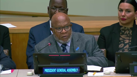 Dennis Francis (General Assembly President) at  Special Committee on Peacekeeping Operations (C-34)