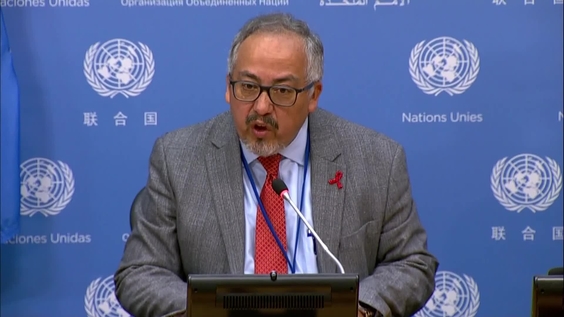 Dr. César Núñez (UNAIDS) on World AIDS Day - Press Conference