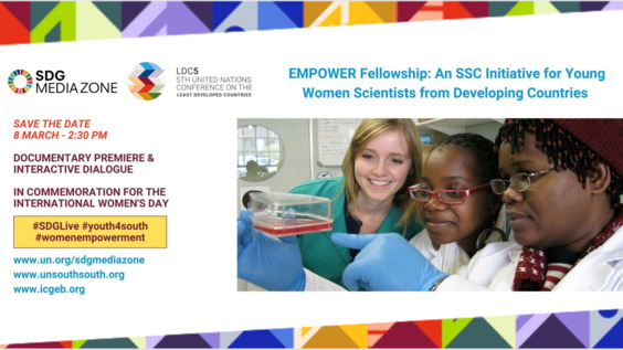 South-South cooperation: Empowering Young Women Scientists from the LDCs