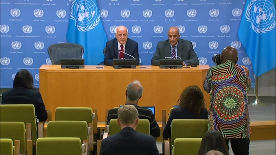 Press Conference: The Permanent Observer of the State of Palestine to the United Nations, Ambassador Riyad Mansour on the situation in the Middle East