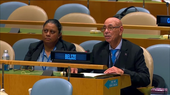Belize - First Right of Reply, 78th Session