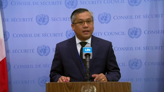 Kyaw Moe Tun (Myanmar) on the situation in Myanmar - Security Council Media Stakeout