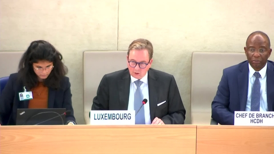 Luxembourg, UPR Report Consideration - 32nd Meeting, 54th Regular Session of Human Rights Council