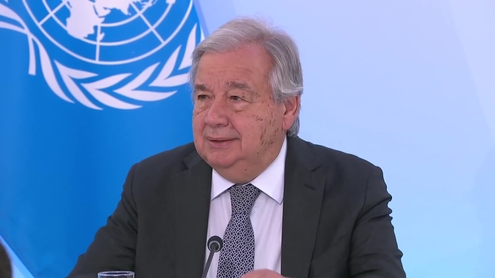 Press Conference: UN Secretary-General António Guterres - 2025 UN Ocean Conference (Nice, France)