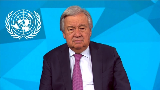 António Guterres (Secretario General) con motivo del Día Internacional de la Eliminación de la Discriminación Racial
