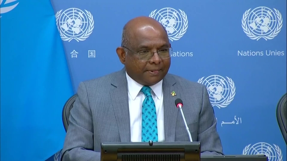 Abdulla Shahid (General Assembly President) on his Presidency of Hope and the work of the GA during his term  - Press Conference