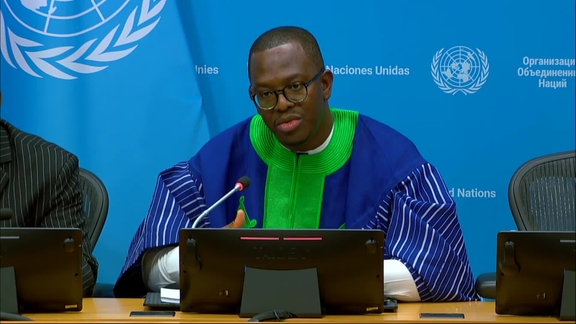 Michael Imran Kanu (Sierra Leone) on the UN Security Council's November 2025 Agenda- Press Conference