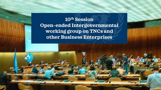 6th Meeting, 10th Session of Open-ended Intergovernmental Working Group on Transnational Corporations
