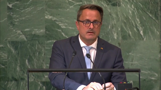 Luxembourg - Prime Minister Addresses General Debate, 77th Session