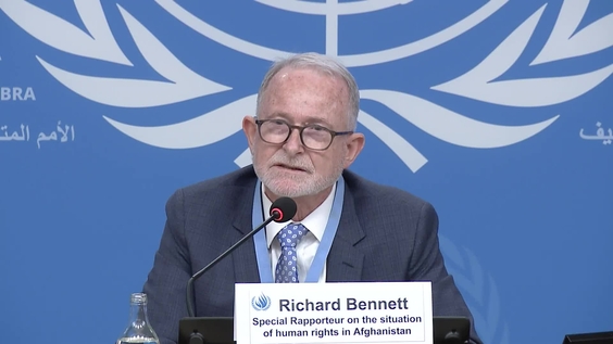 HRC - Press conference: Special Rapporteur on the human rights situation in Afghanistan