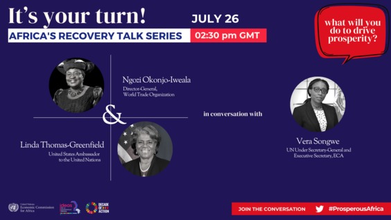 It&#039;s your turn! Africa&#039;s Recovery Talk Series