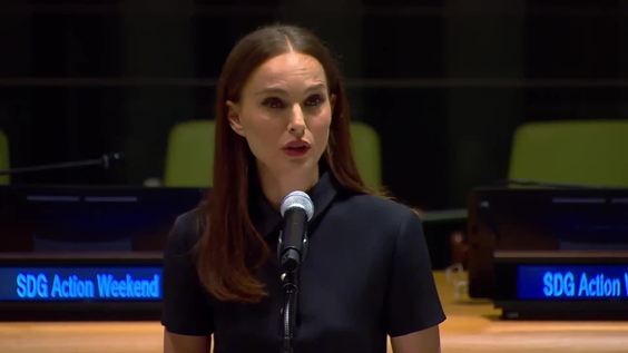 Empowering Change: Natalie Portman Sheds Light on Ending Gender-based Violence at UN&#039;s SDG Acceleration Day