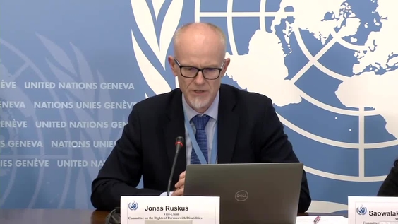 OHCHR - Press Conference: Committee on the Rights of Persons with Disabilities (CRPD)