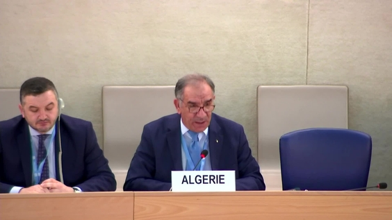 Algeria, UPR Report Consideration - 43rd meeting, 52nd Regular Session of Human Rights Council