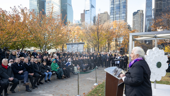 Dedication of the "Flower of Srebrenica" Permanent Memorial