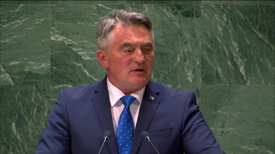 Bosnia and Herzegovina - Chair of the Presidency Addresses General Debate, 78th Session