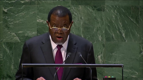 Namibia - President Addresses General Debate, 78th Session