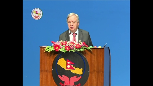 UN Secretary-General António Guterres Address to the Joint Session of the Parliament (Singha Durbar, Kathmandu, Nepal)