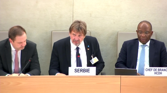 Serbia, UPR Report Consideration - 34th Meeting, 54th Regular Session of Human Rights Council
