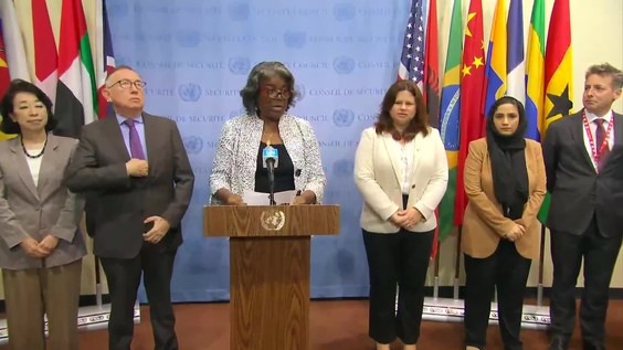 Joint statement on Women, Peace, and Security - Security Council Media Stakeout