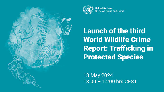 Launch of the third World Wildlife Crime Report: Trafficking in Protected Species