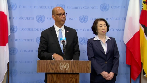 Joint statement by Robert Wood (USA) and Mitsuko Shino (Japan) on preventing nuclear weapons in space - Media Stakeout