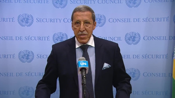 Omar Hilale (Morocco) on Western Sahara - Security Council Media Stakeout (30 October 2023)