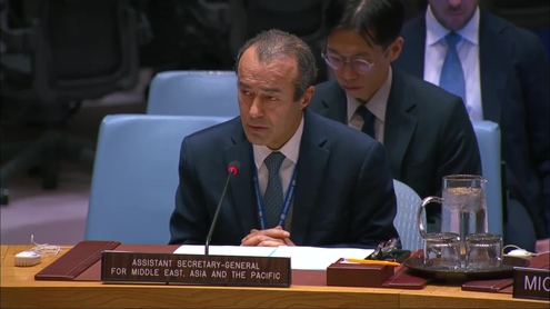 Khaled Khiari (DPPA & DPO) on threats to international peace and security - Security Council, 9829th meeting