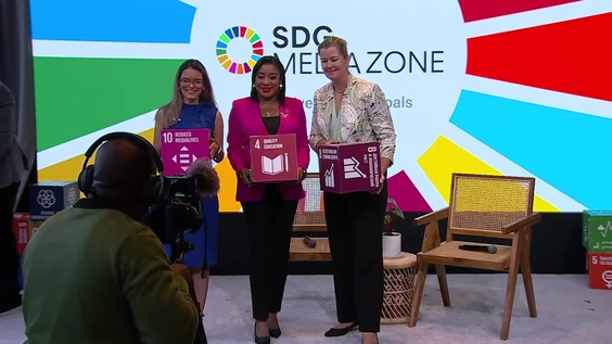Education for All - Securing Refugee Access - SDG Media Zone at the 78th Session of the UN General Assembly