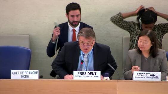 Item:5 General Debate (Cont&#039;d) - 41st meeting, 52nd Regular Session of Human Rights Council
