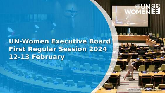 (1st meeting) UN-Women Executive Board,  First Regular Session 2024