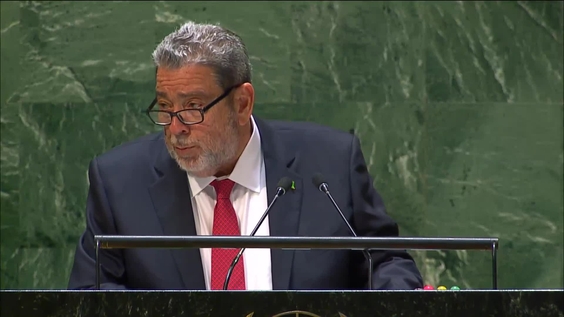 Saint Vincent and the Grenadines - Prime Minister Addresses General Debate, 78th Session
