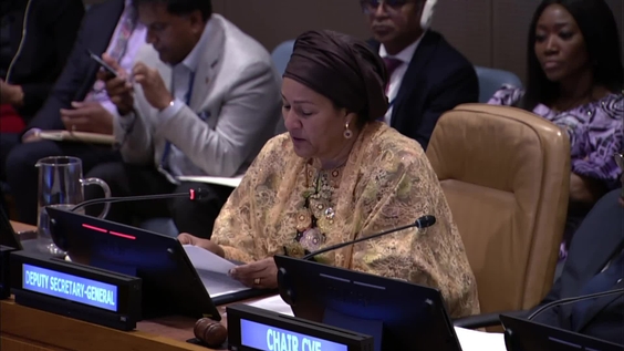 Amina Mohammed (Deputy Secretary-General), at Advancing Climate Prosperity: Building a Resilient Global Financial Architecture for the Climate Vulnerable