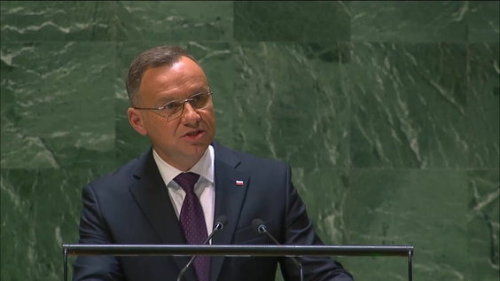 Poland - President Addresses General Debate, 78th Session