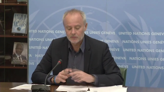 Geneva Press Briefing: HRC, UNICEF, UNDP, IFRC, UNHCR, WHO, WMO