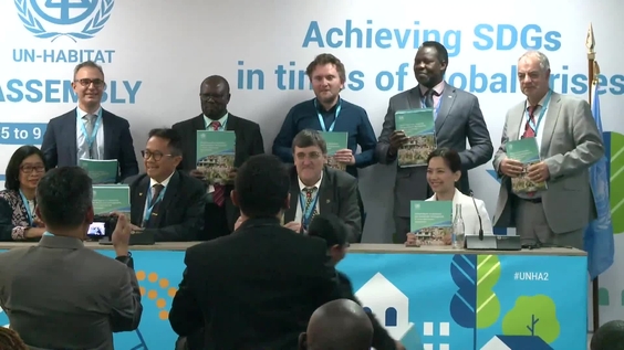 The launching of global report on sanitation and wastewater management in cities and human settlements - 2nd session of the UN Habitat Assembly