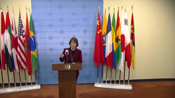 Pascale Baeriswyl (Switzerland) on the adoption of Resolution 2706 (EUFOR-Althea) - Security Council Media Stakeout