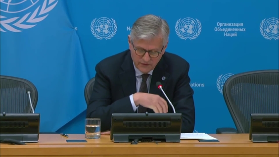 Jean-Pierre Lacroix (Under-Secretary-General for Peace Operations) on his recent trip to peacekeeping missions in Lebanon, South Sudan, and the Democratic Republic of the Congo - Press Conference
