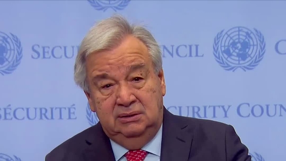 Artificial Intelligence - António Guterres, UN Secretary-General ahead of the six-month mark since 7 October