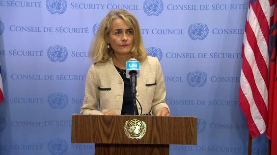 Nathalie Broadhurst (France) on Nagorno-Karabakh - Security Council Media Stakeout