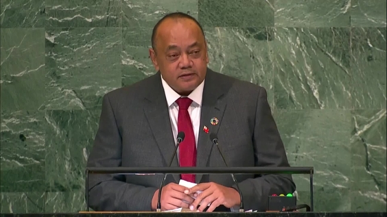 Tonga - Prime Minister Addresses General Debate, 77th Session