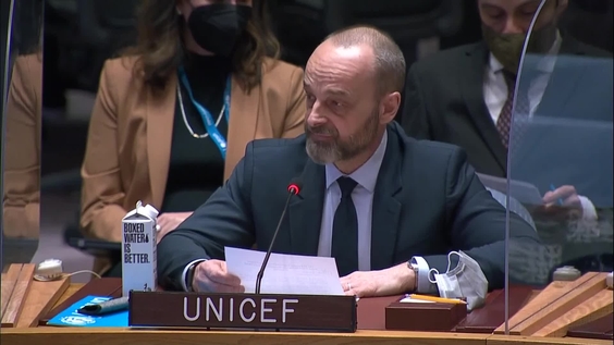 Manuel Fontaine (UNICEF) on Ukraine - Security Council, 9013th meeting