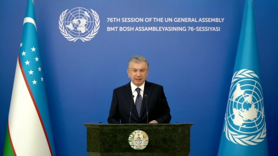 Uzbekistan - President Addresses General Debate, 76th Session
