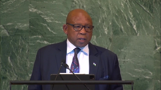 Lesotho - Prime Minister Addresses General Debate, 77th Session
