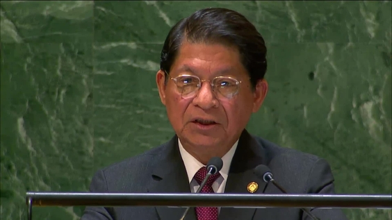 Nicaragua - Minister for Foreign Affairs Addresses General Debate, 78th Session