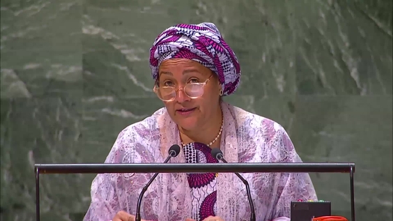 阿明娜·穆罕默德 (联合国常务副秘书长) 发表讲话 - 人口与发展委员会第57届第 2 次全体会议