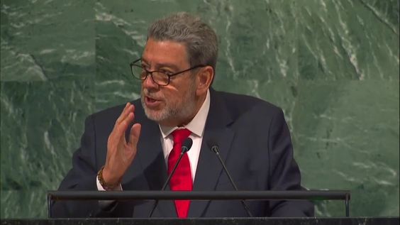 Saint Vincent and the Grenadines - Prime Minister Addresses General Debate, 77th Session