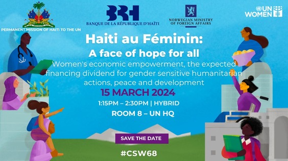 Haiti au Féminin: A face of Hope for All (CSW68 Side Event)