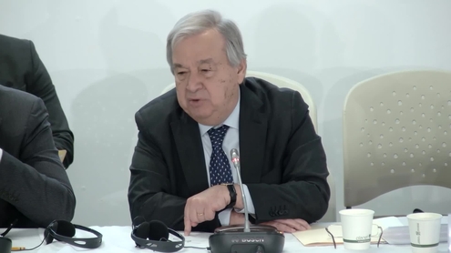 António Guterres (Secretary-General) delivers Closing remarks on mobilization of resources for SIDS - SIDS4 (27-30 May 2024 - Antigua and Barbuda)